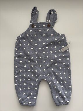 Old Navy Heart Overalls: 6-12M